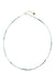 Sky Moss Aquamarine Gold Necklace