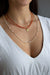 Sky Carnelian Gold Necklace